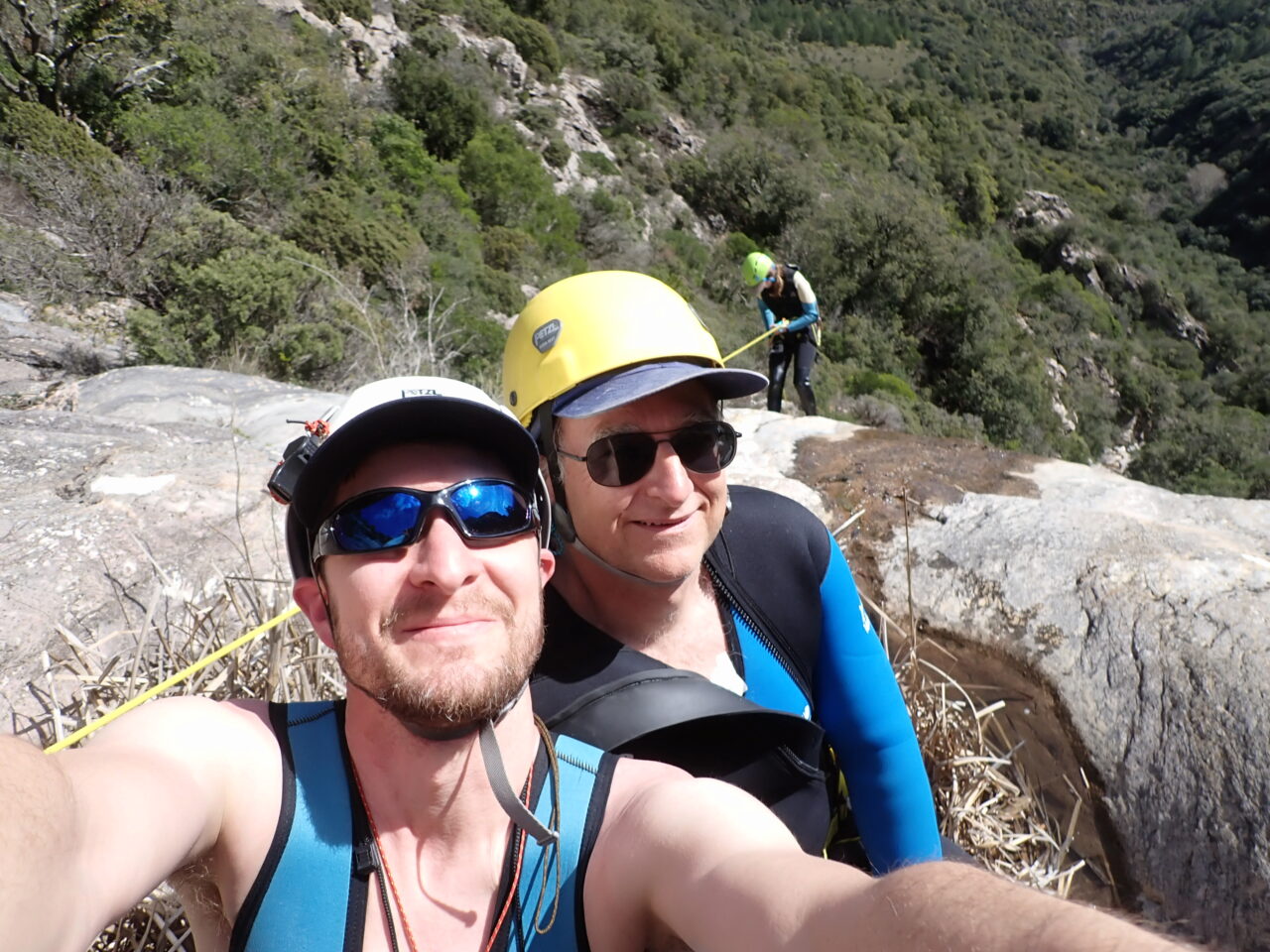 Selfie en haut de la plus grande cascade